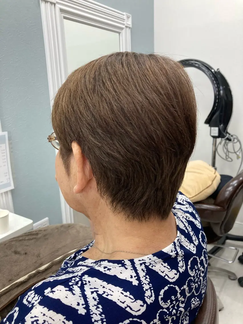 ショート ショートヘア トリートメント 保谷 かおりのヘアスタイル