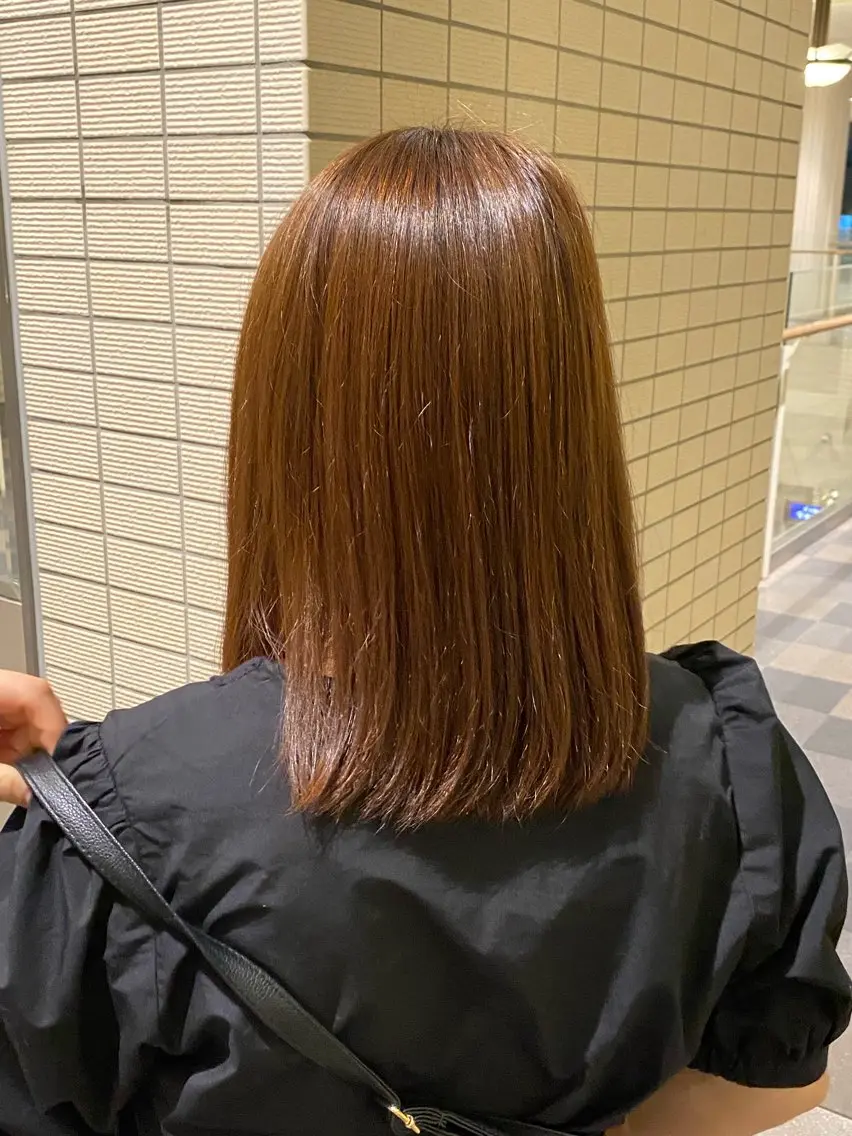 ミディアム 伸ばしかけ La Blessのヘアスタイル