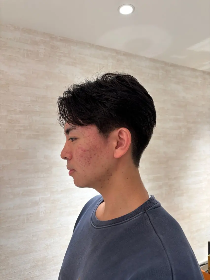 パーマ メンズ メンズパーマ ニュアンスパーマ カット パーマ 🫧Miyu カットモデル募集🫧のヘアスタイル