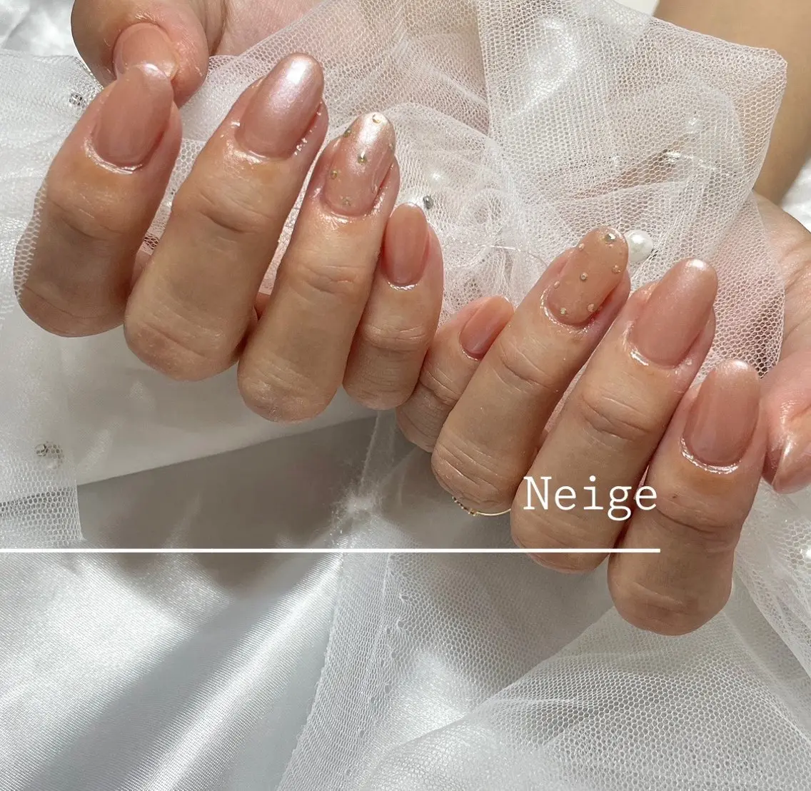 ネイル ハンドネイル Neige‪𓂃ai ＊梅津 / 松尾のネイルデザイン