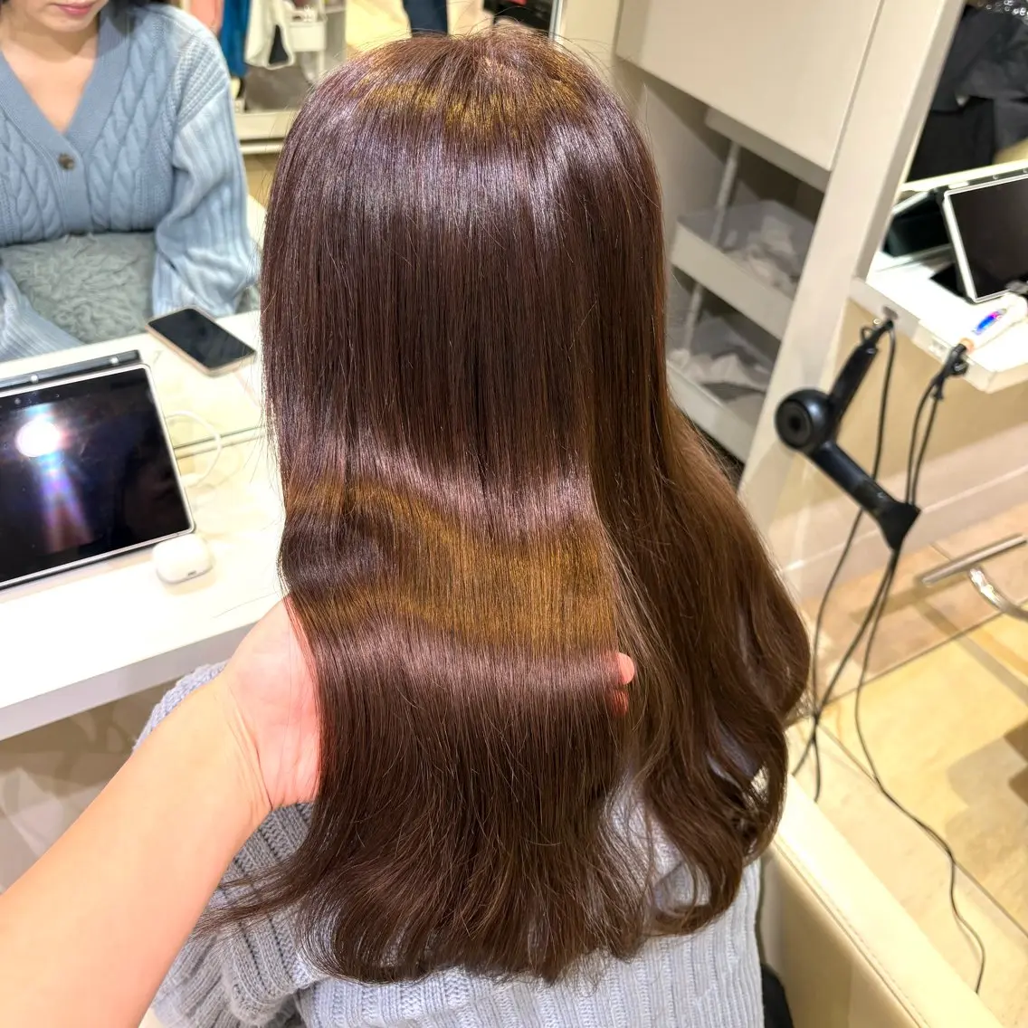 ロング シールエクステ エクステ ヘアカラー エクステ 新宿/艶カラー 🎀韓国ヘアKANAのヘアスタイル