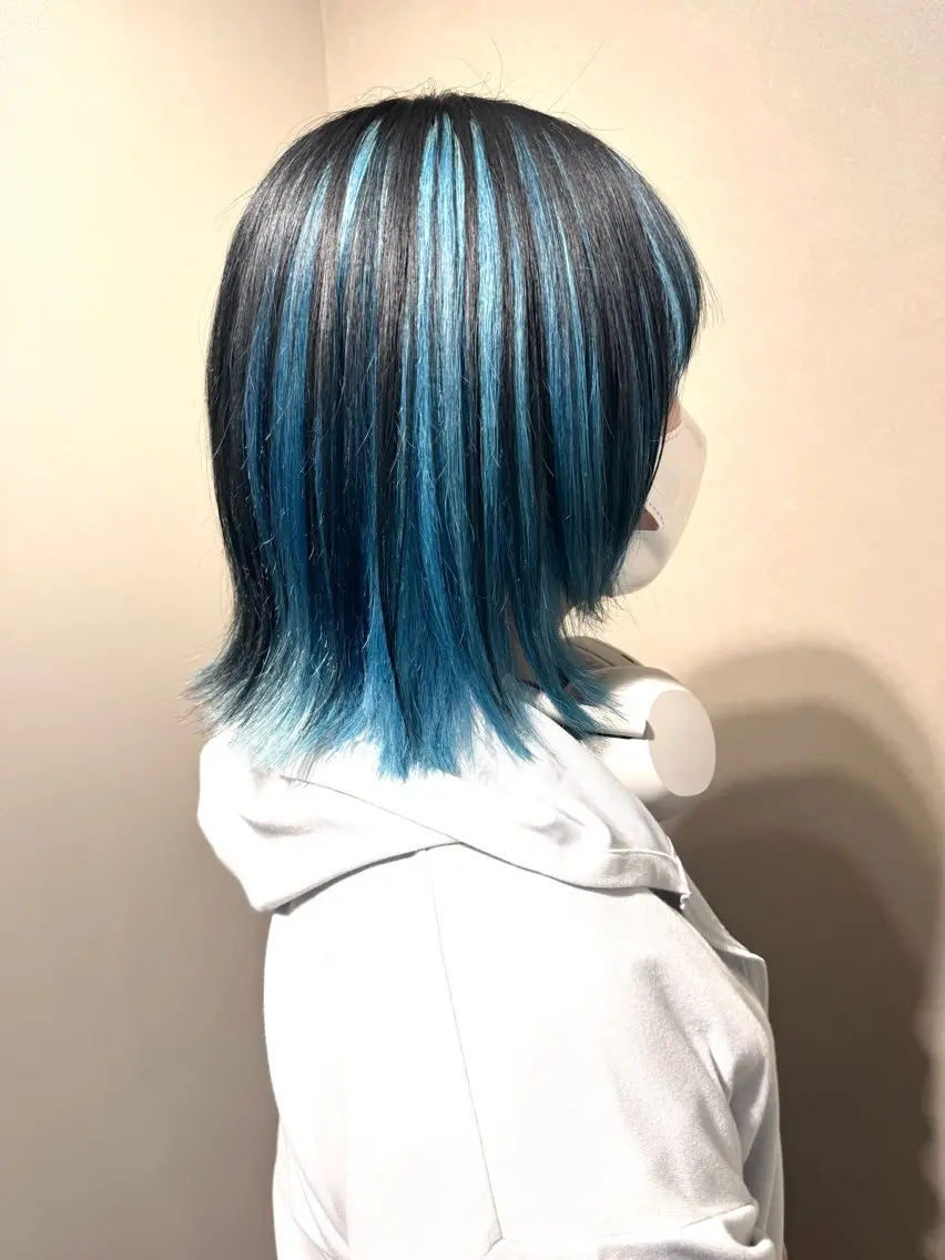 ミディアム カット ヘアカラー トリートメント wool TOKYO けいごのヘアスタイル