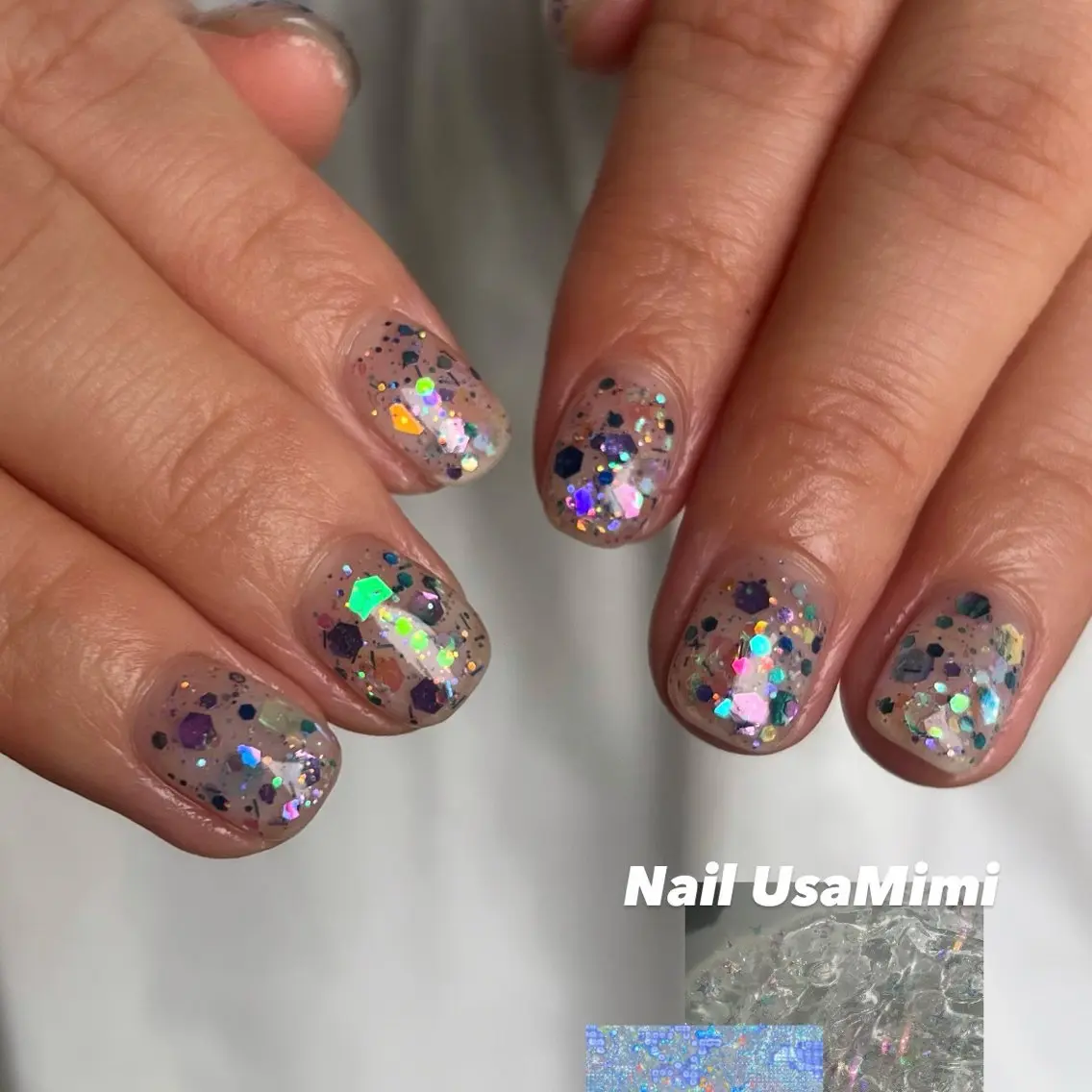 ネイル アートネイル ジェルネイル パラジェル ピンク ハンドネイル 本町ネイルNail UsaMimiのネイルデザイン