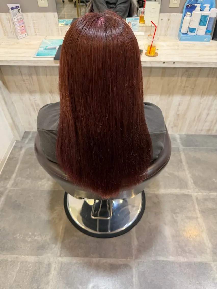 ミディアム ヘアカラー 久代 大翔のヘアスタイル