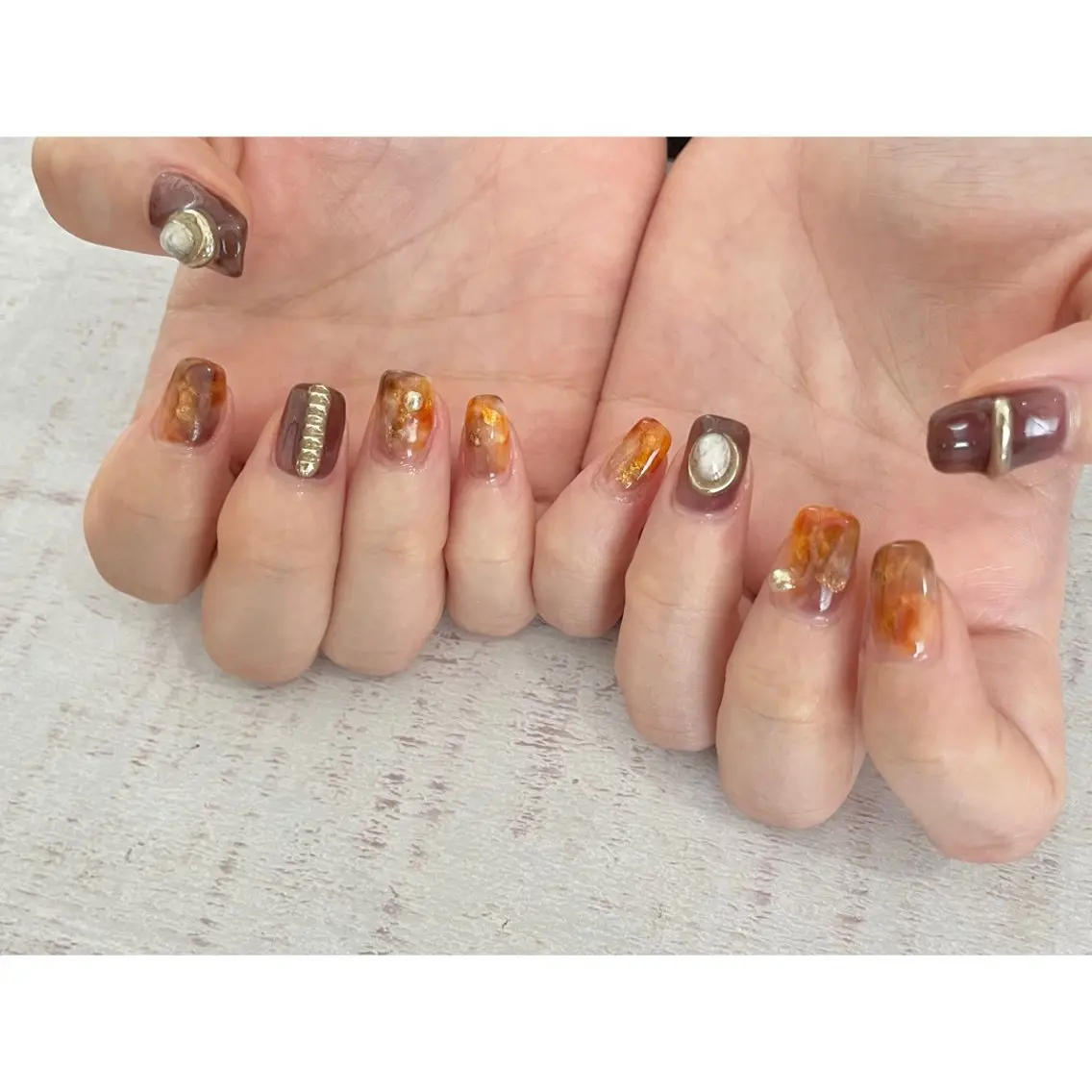 ネイル 𖡼 yumenoのネイルデザイン