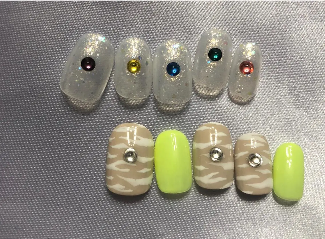 ネイル パラあり！フィルイン 美フォルムのネイルデザイン