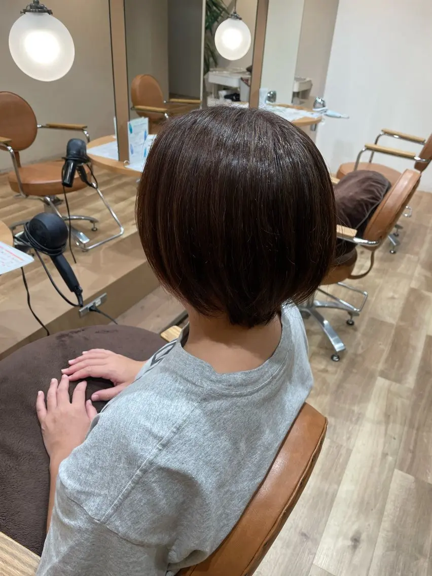 カラー ブラウンカラー ヘアカラー 福岡 音々のヘアスタイル