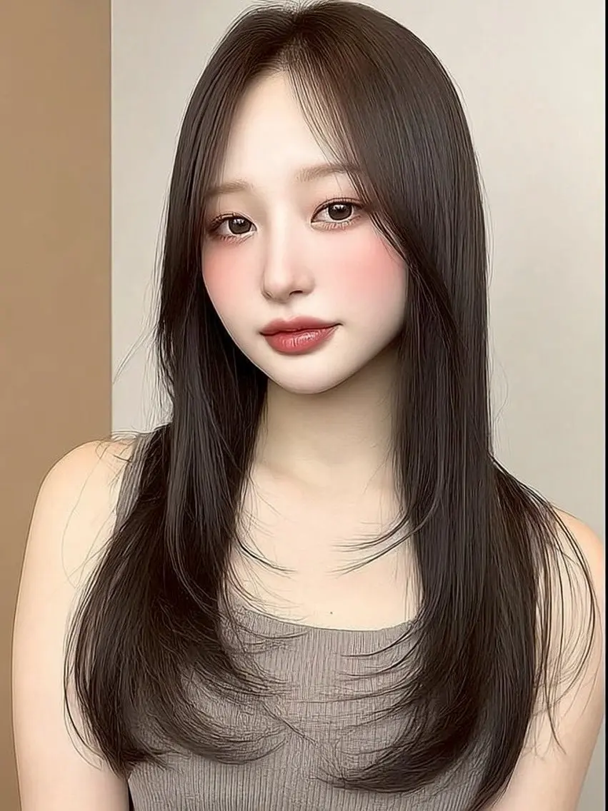 セミロング 髪質改善 似合わせカット 小顔カット 縮毛矯正 トリートメント カット 縮毛矯正 トリートメント 美髪 Risaのヘアスタイル