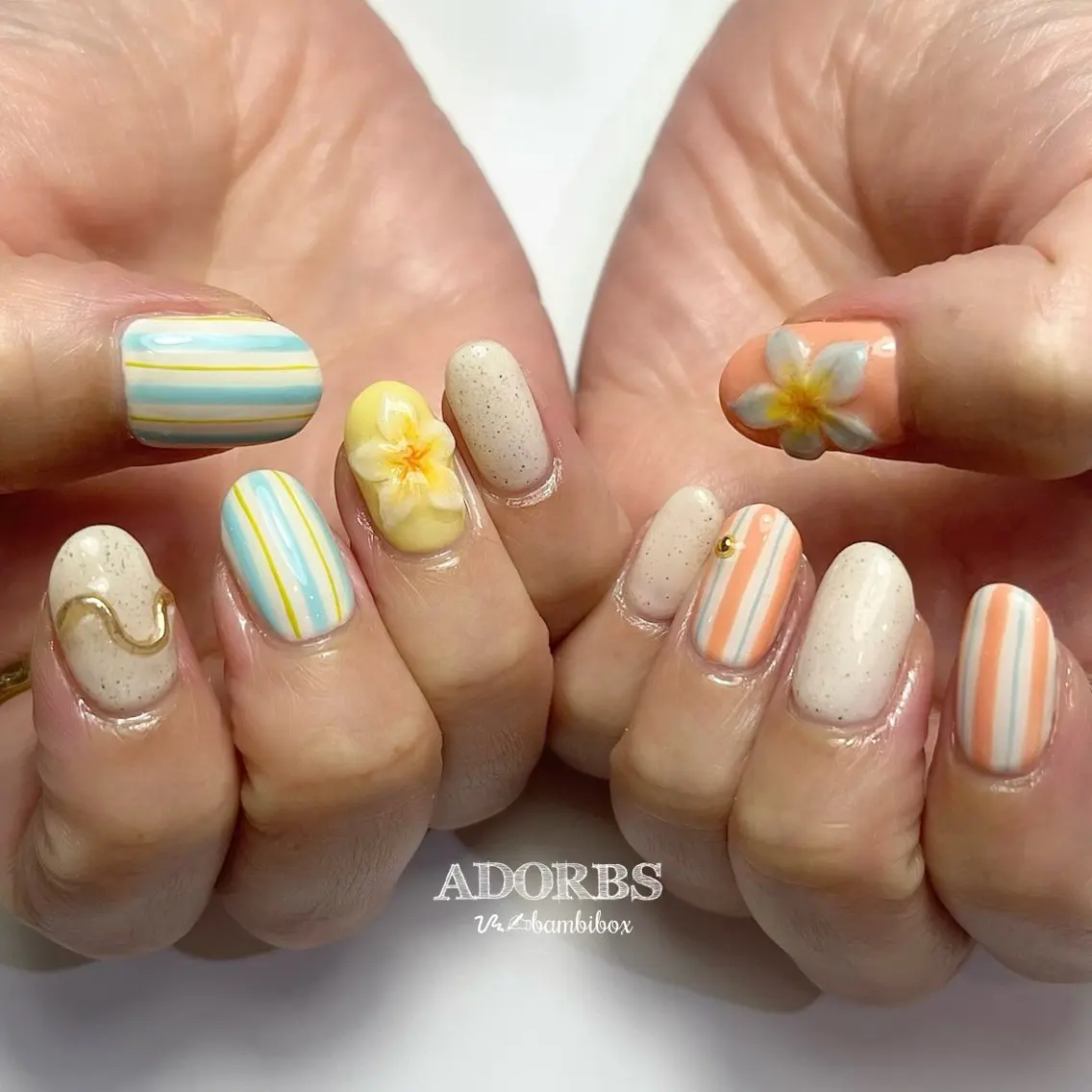 ネイル ハンドネイル ADORBS ✩上福岡のネイルデザイン