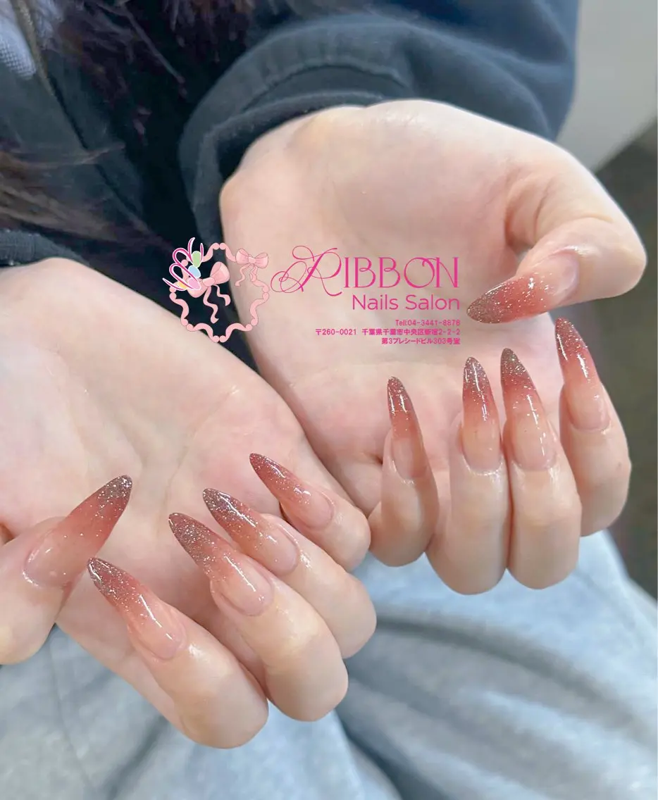 ネイル フットネイル フレンチネイル ジェルネイル マグネットネイル 持ち込み ハンドネイル Ribbonnail salonのネイルデザイン