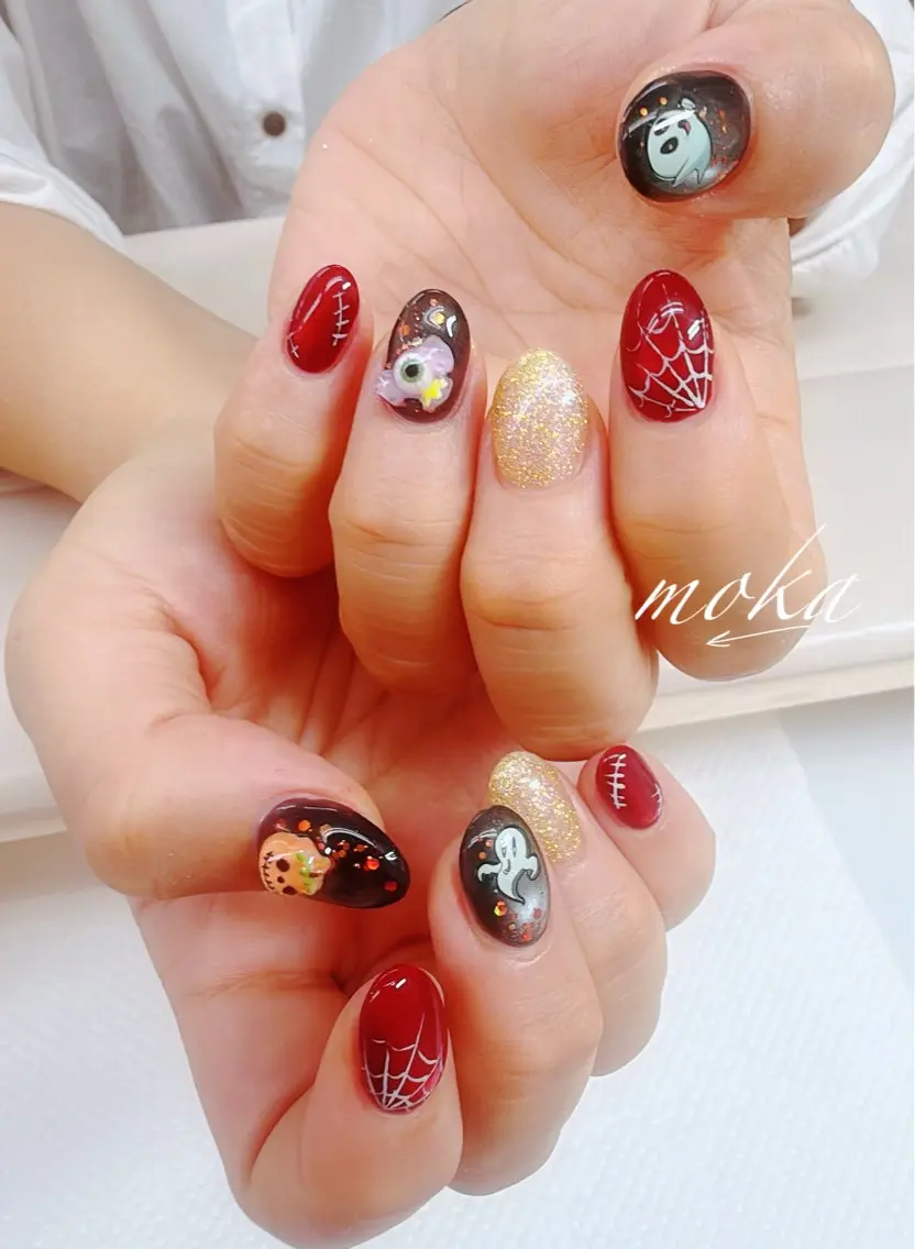 ネイル ハンドネイル ハンドケア 胡蝶蘭レディースサロ ンNailMOKAのネイルデザイン