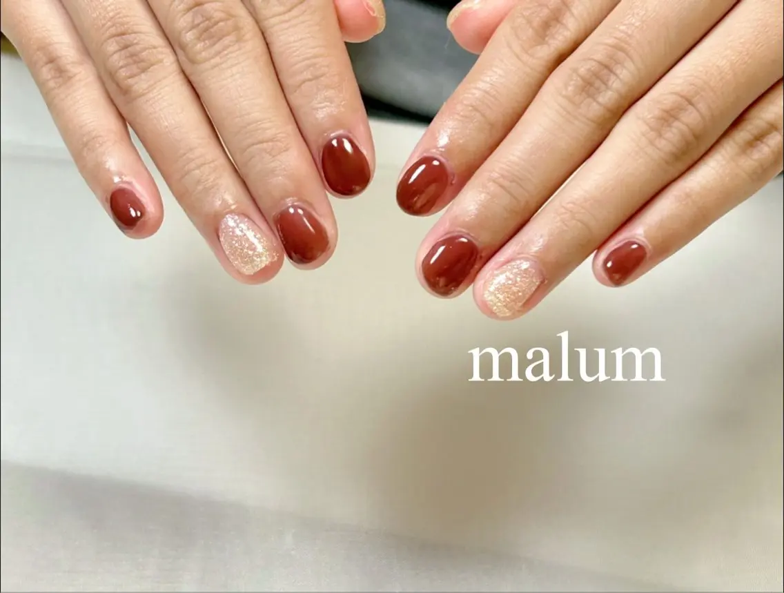 ネイル ハンドネイル malum nailのネイルデザイン