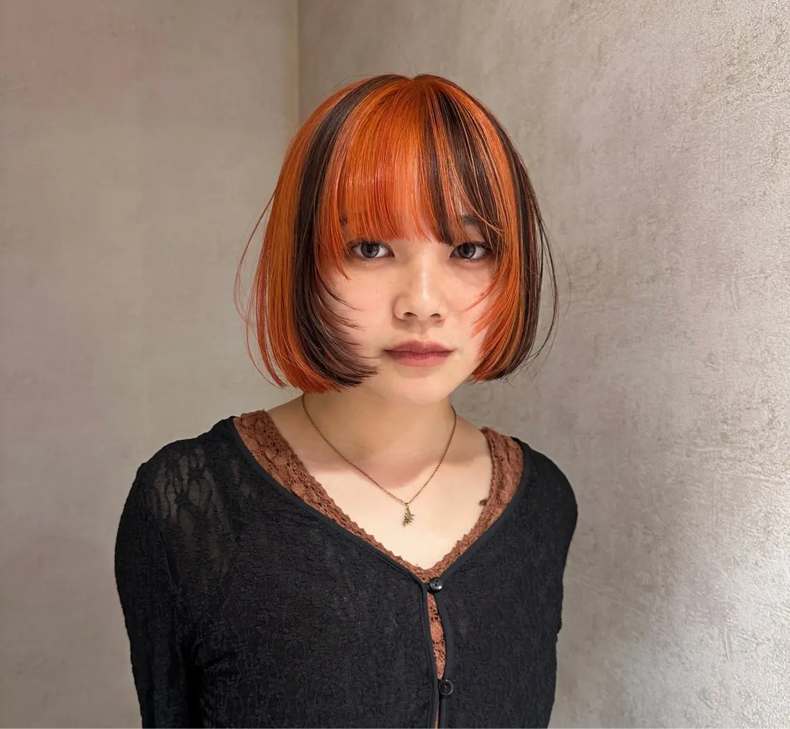 ミディアム ハイトーン🫀 デザイン🪐yumeのヘアスタイル