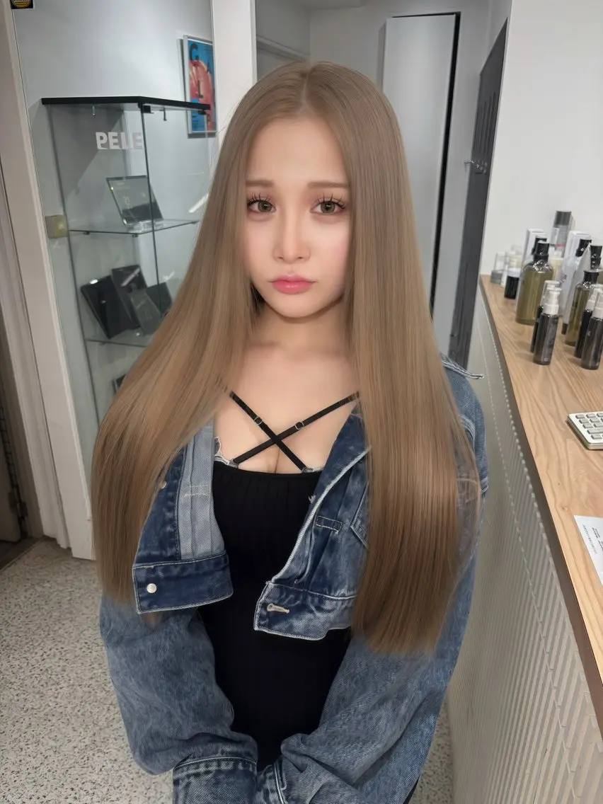 ロング PELE  原宿 airiのヘアスタイル