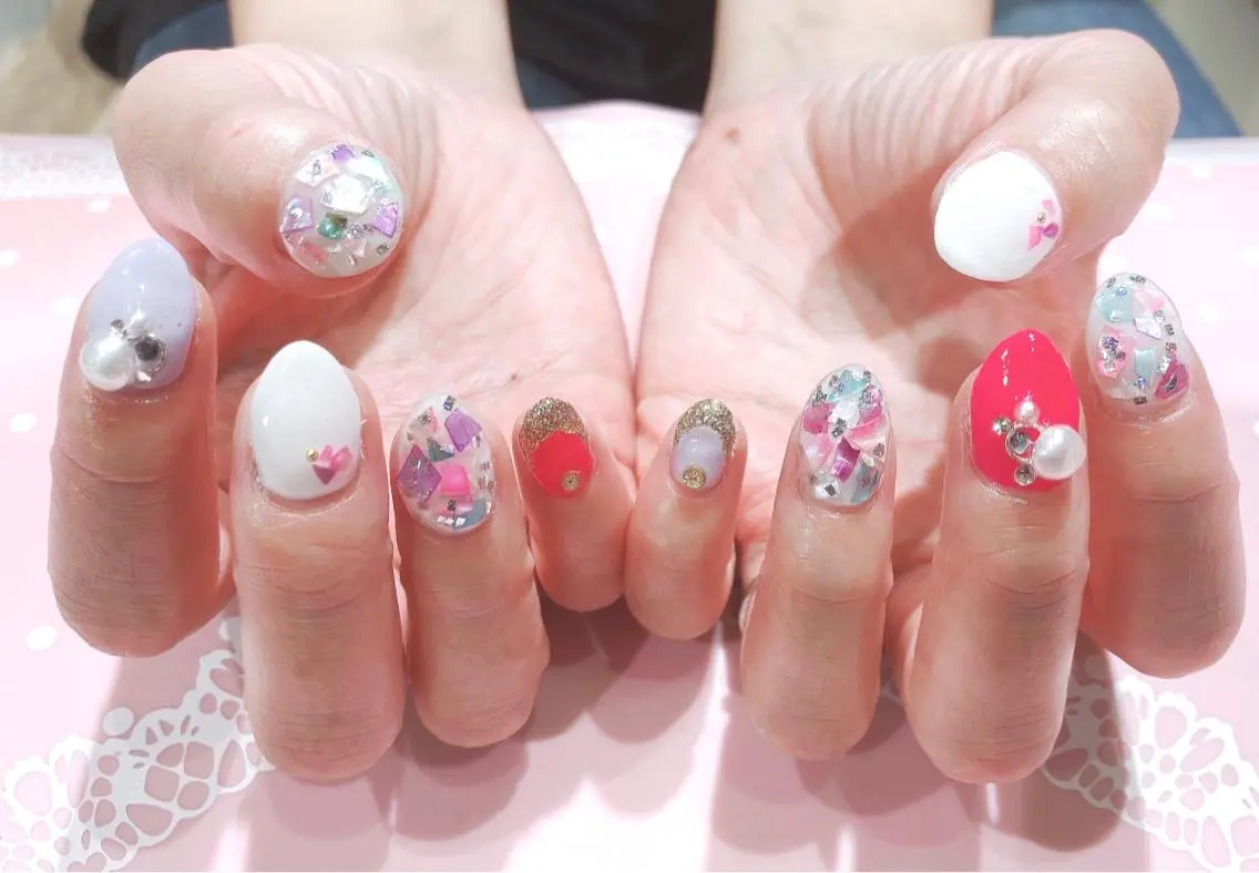 ネイル 夏ネイル VIST☆ ｍａｍｉのネイルデザイン