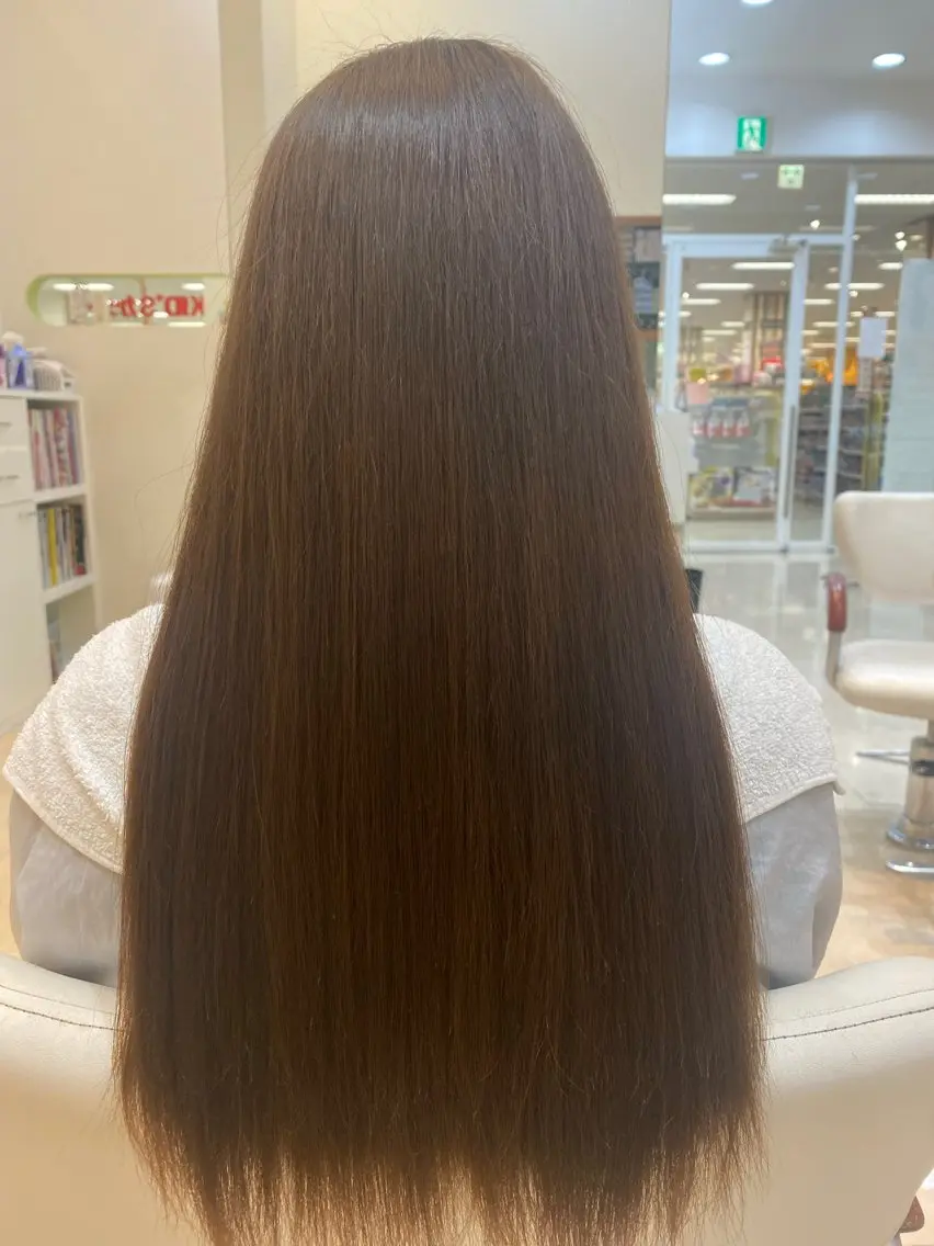 ロング パーマ 🦄艶髪育毛🌟毛髪 診断/セット/駒井のヘアスタイル