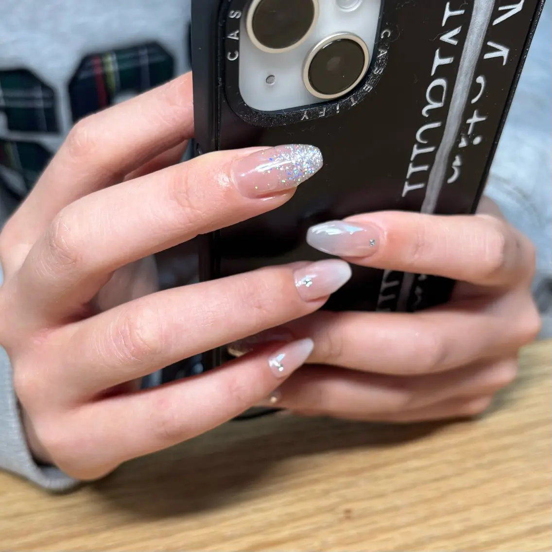 ネイル グラデーション ラメ(グリッター) ラメグラデーション nail salon Lanaのネイルデザイン