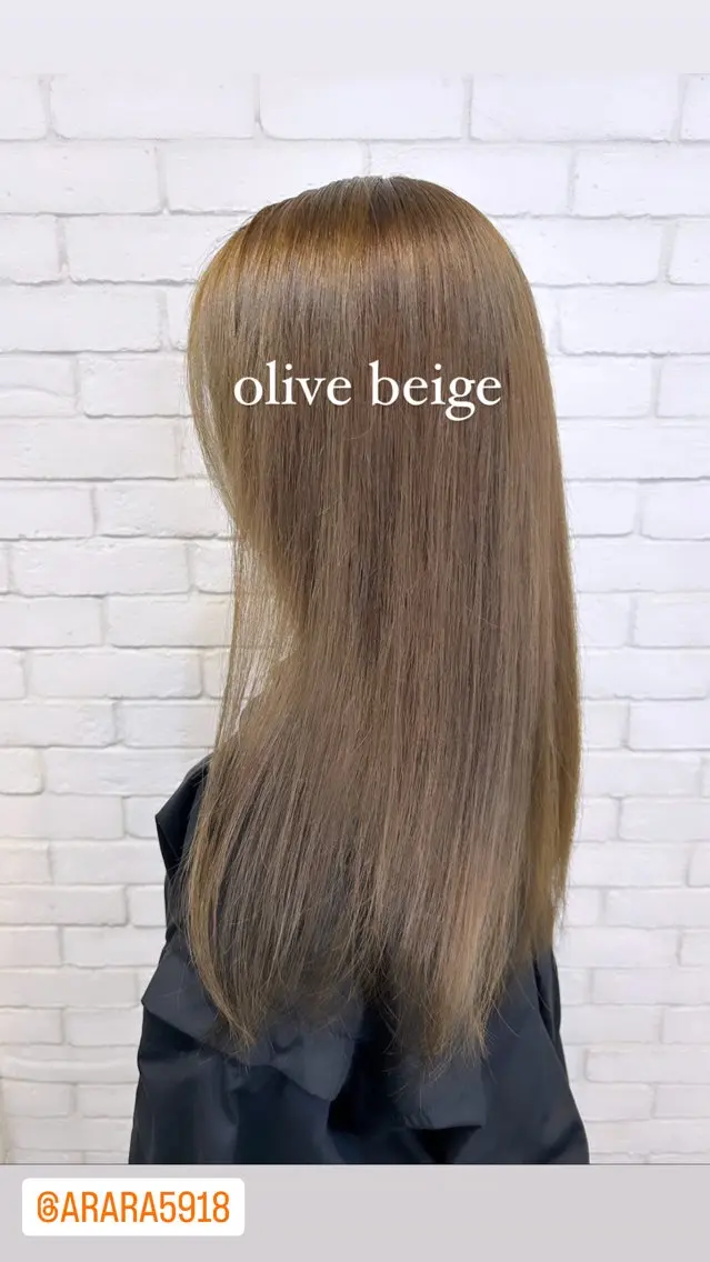 セミロング カラーアンドケアリタ kitamuuuのヘアスタイル