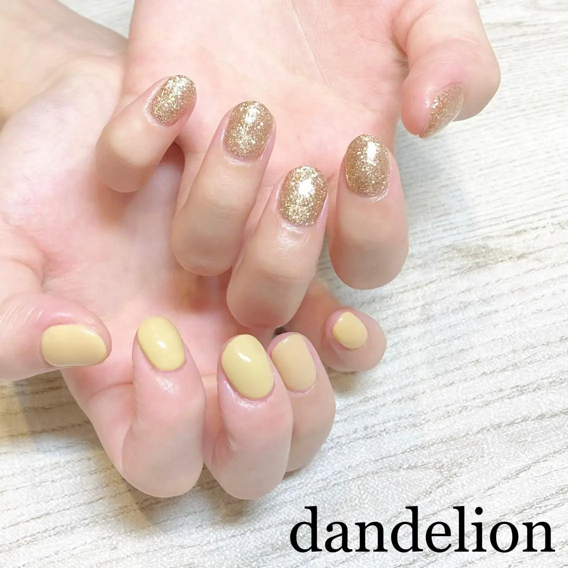 ネイル ハンドネイル ハンドケア dandelion ダンデライオンのネイルデザイン