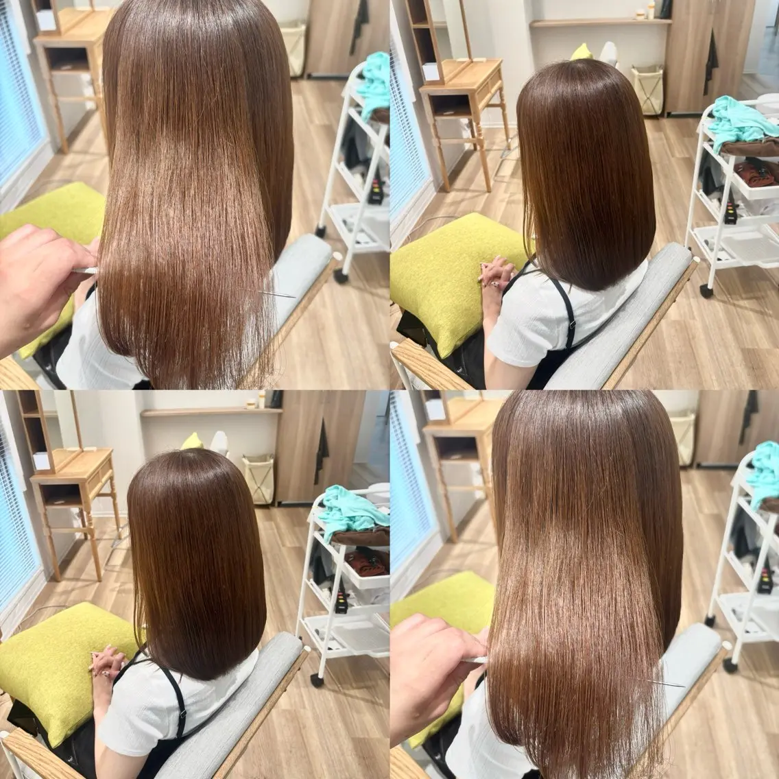 セミロング カラー ベージュカラー カット ヘアカラー トリートメント ヘッドスパ RINNO🌷透明感 カラー/髪質改善のヘアスタイル