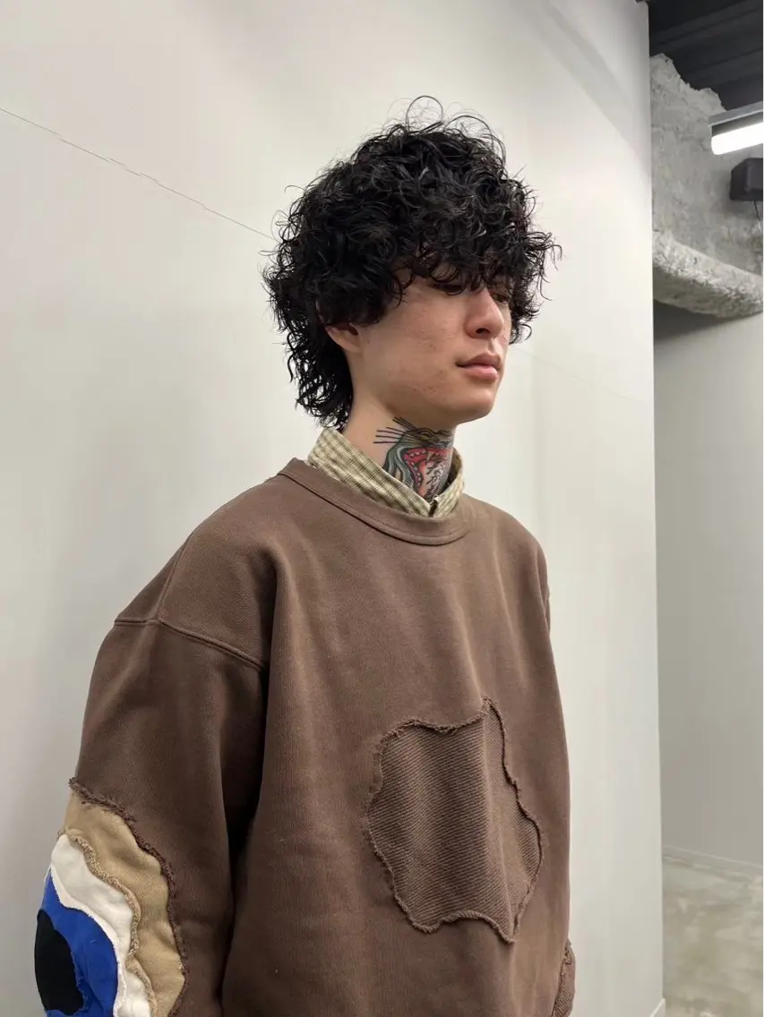 ダメージが気になる方必見👀 ケアパーマ+カット✂️の写真