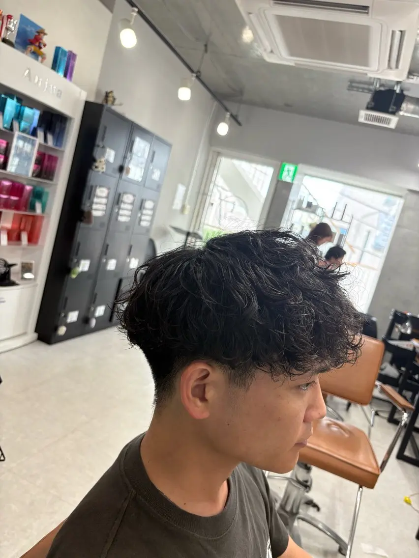 メンズ 下北沢メンズパーマ 特化園田　楓莉のヘアスタイル
