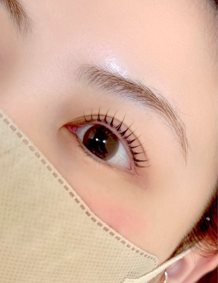 まつげパーマ (立ち上げorカール) 束感仕上げ込み‼️の写真