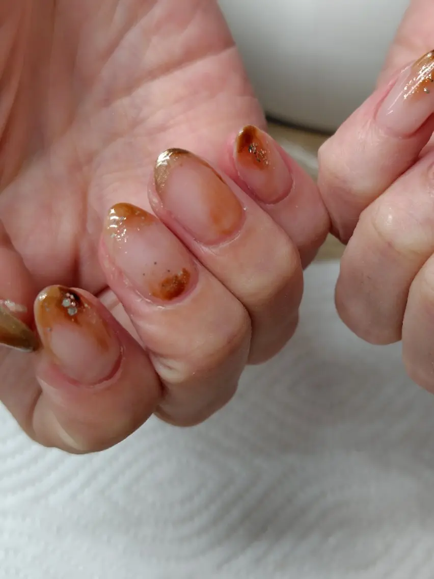 ネイル ニュアンスネイル ネイリスト マツモのネイルデザイン