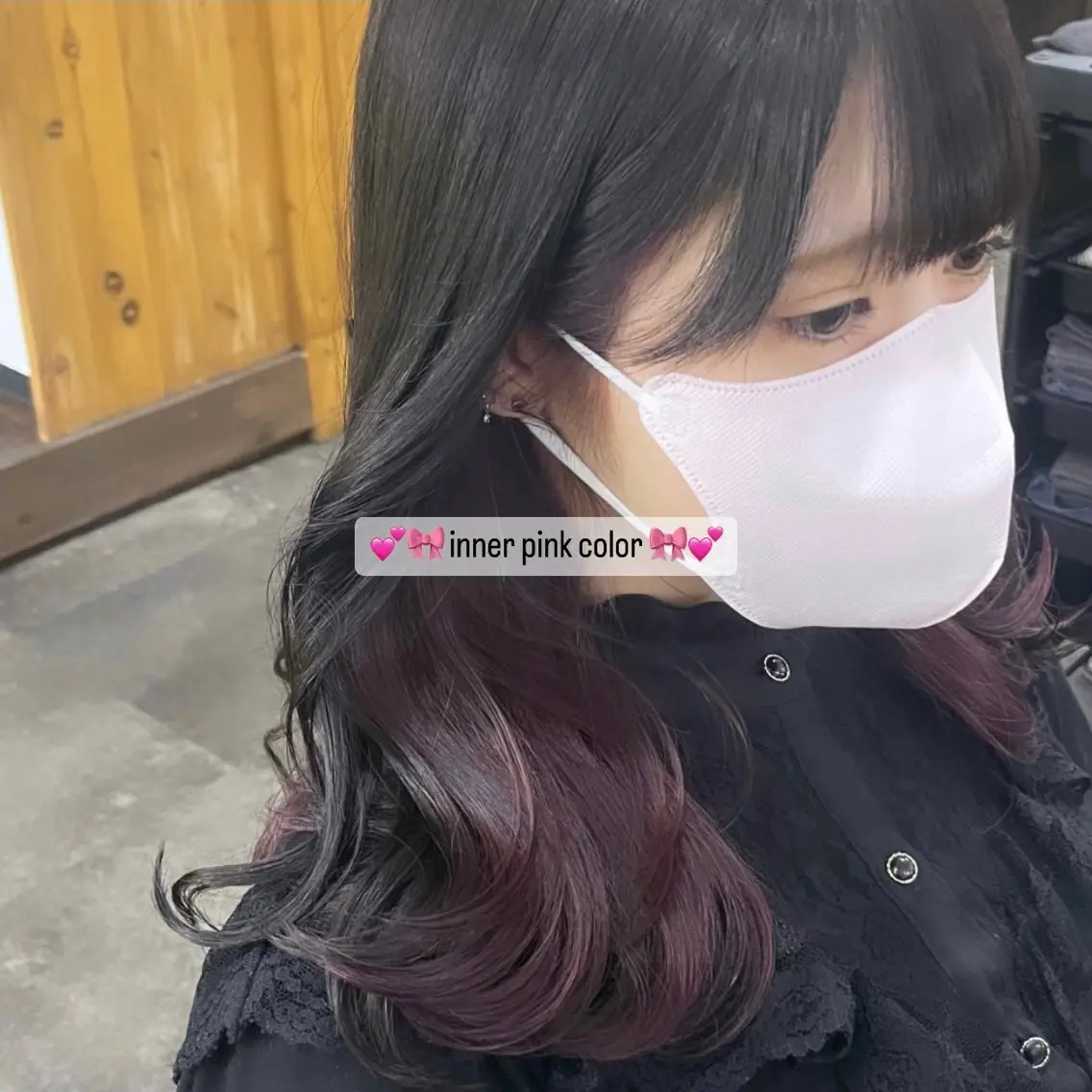 ミディアム カラー 𝐑𝐢𝐤𝐚 ໒꒱♡のヘアスタイル
