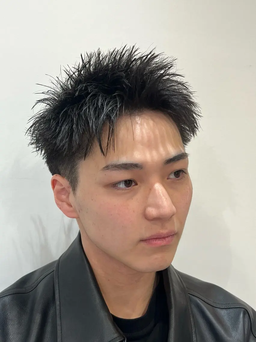 ショート ショートヘア カット メンズ特化パーマ &カラー🔥小倉大和のヘアスタイル