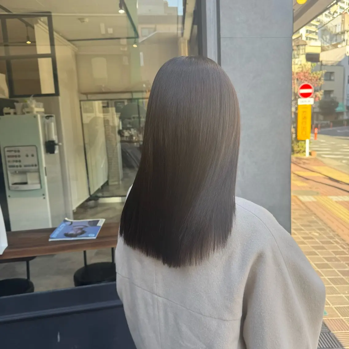 セミロング カラー カット ヘアカラー 🫧透明感カラー 🫧 ジルバ清水南海のヘアスタイル