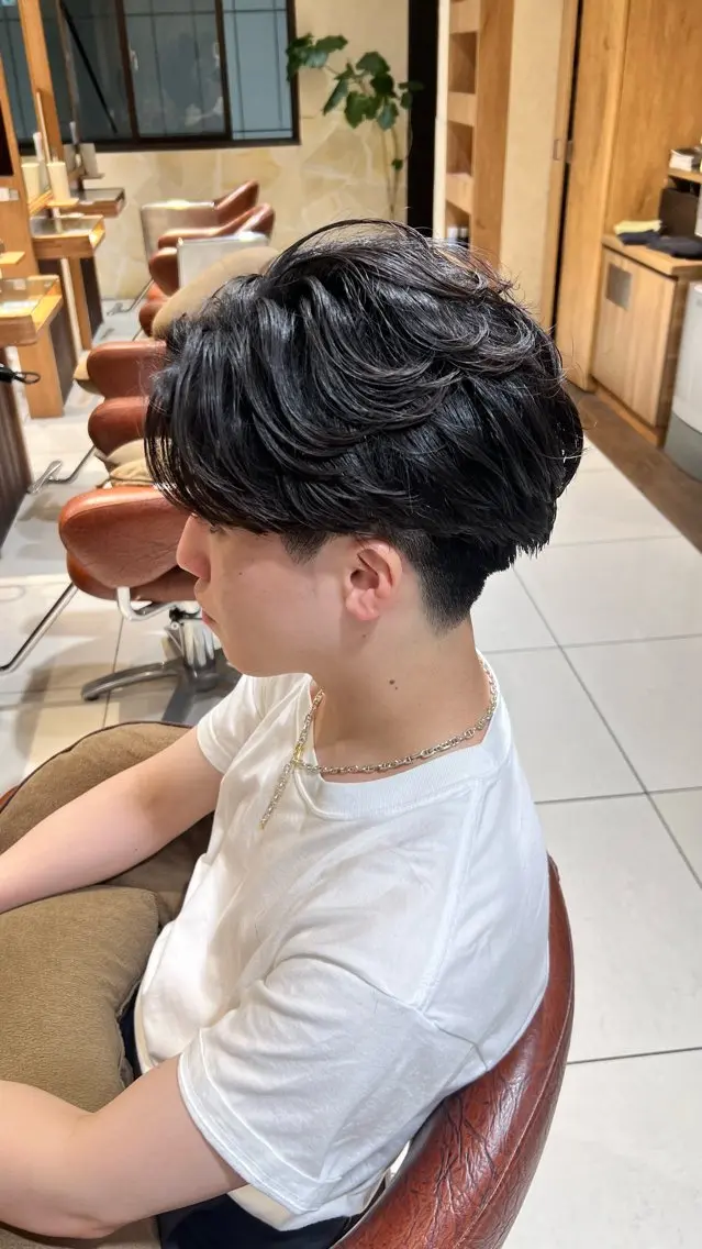 パーマ メンズ カット パーマ 新宿/メンズパーマ/ メンズ特化/和田瑞生のヘアスタイル