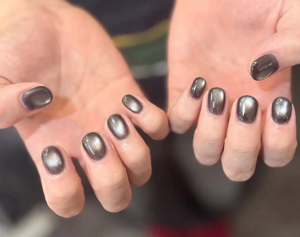 ネイル ジェルネイル マグネットネイル メンズネイル ハンドネイル MIMnail メンズネイリストのネイルデザイン