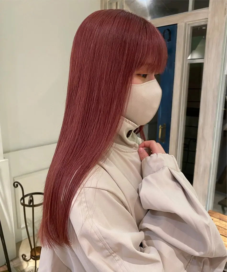 【Wカラー】ケアブリーチ➕ケアカラー➕マイクロバブル➕ケアトリートメントの写真