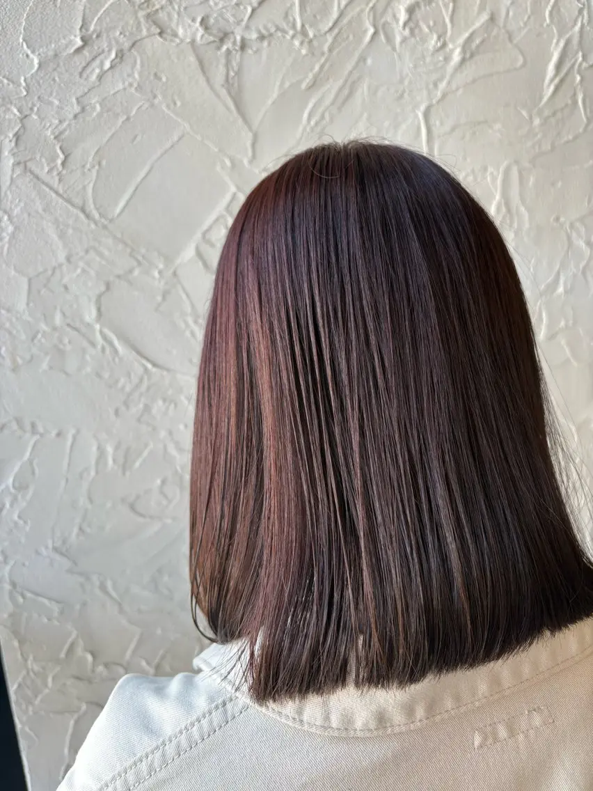 ミディアム カラー LADYBUG田原本 西窪のヘアスタイル
