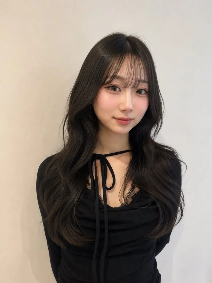 ロング カット ヘアカラー トリートメント 🫧TATSUYA/ 錦糸町ʕ•̫͡•のヘアスタイル