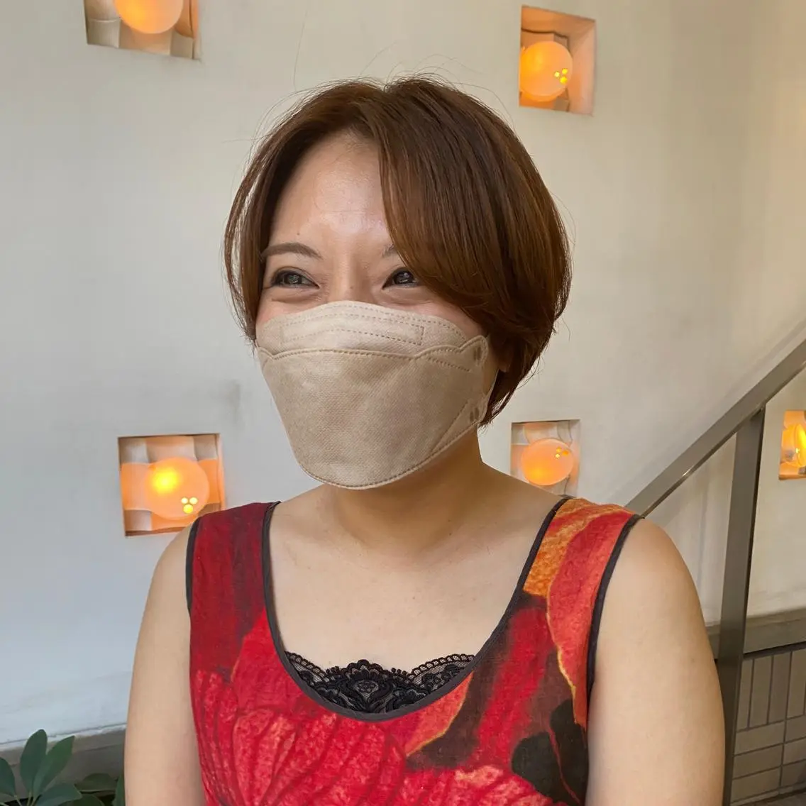 ショート カラー ヘアアレンジ ショートヘア カット ヘアカラー トリートメント ヘッドスパ ナカジマ ボブ/レイヤーのヘアスタイル
