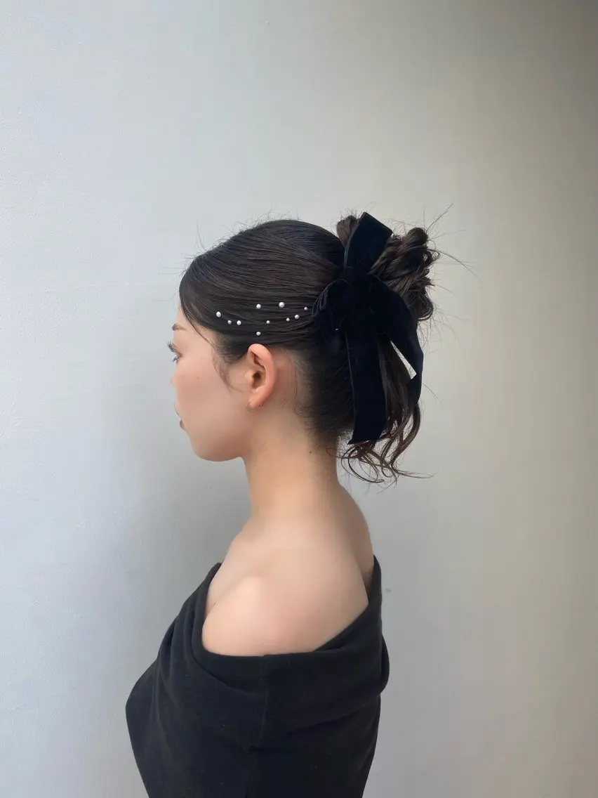 ふわふわ限定☘︎︎・・結婚式お呼ばれ・パーティーヘアセット(ライブヘア不可)の写真