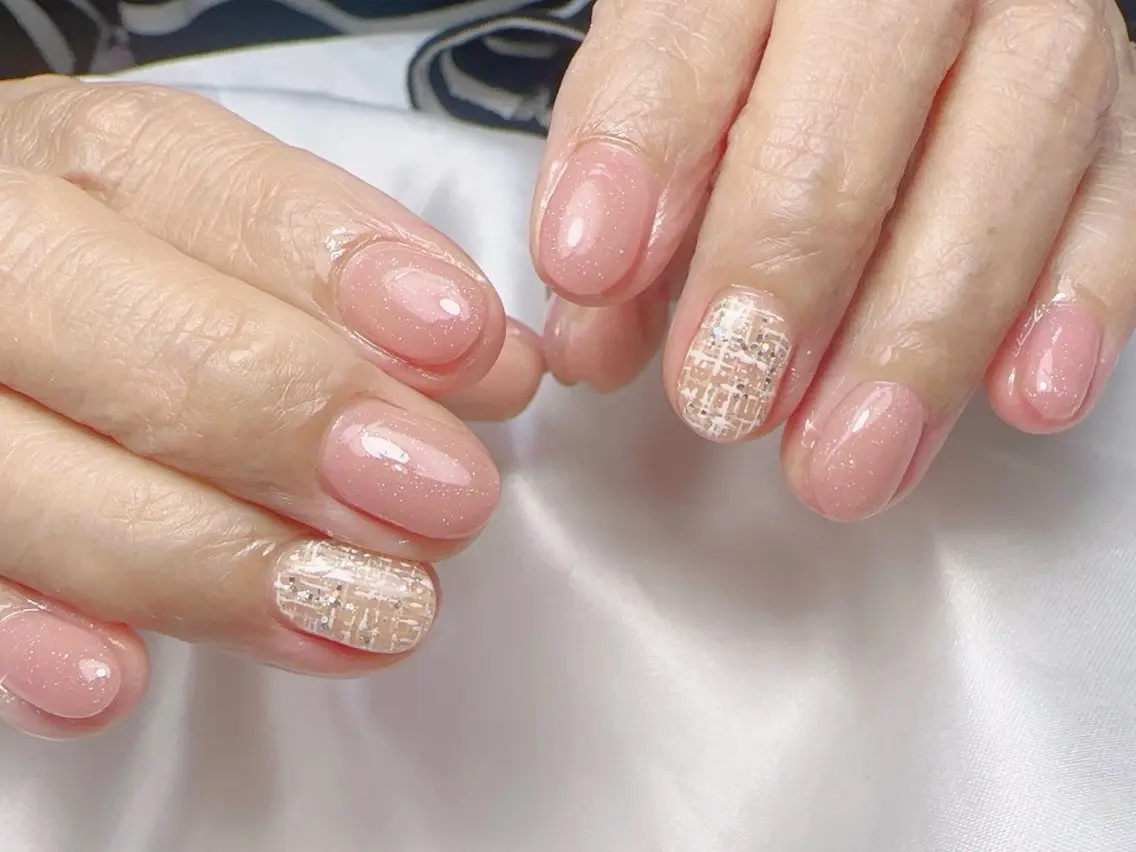 ネイル ハンドネイル Cherie PINKのネイルデザイン