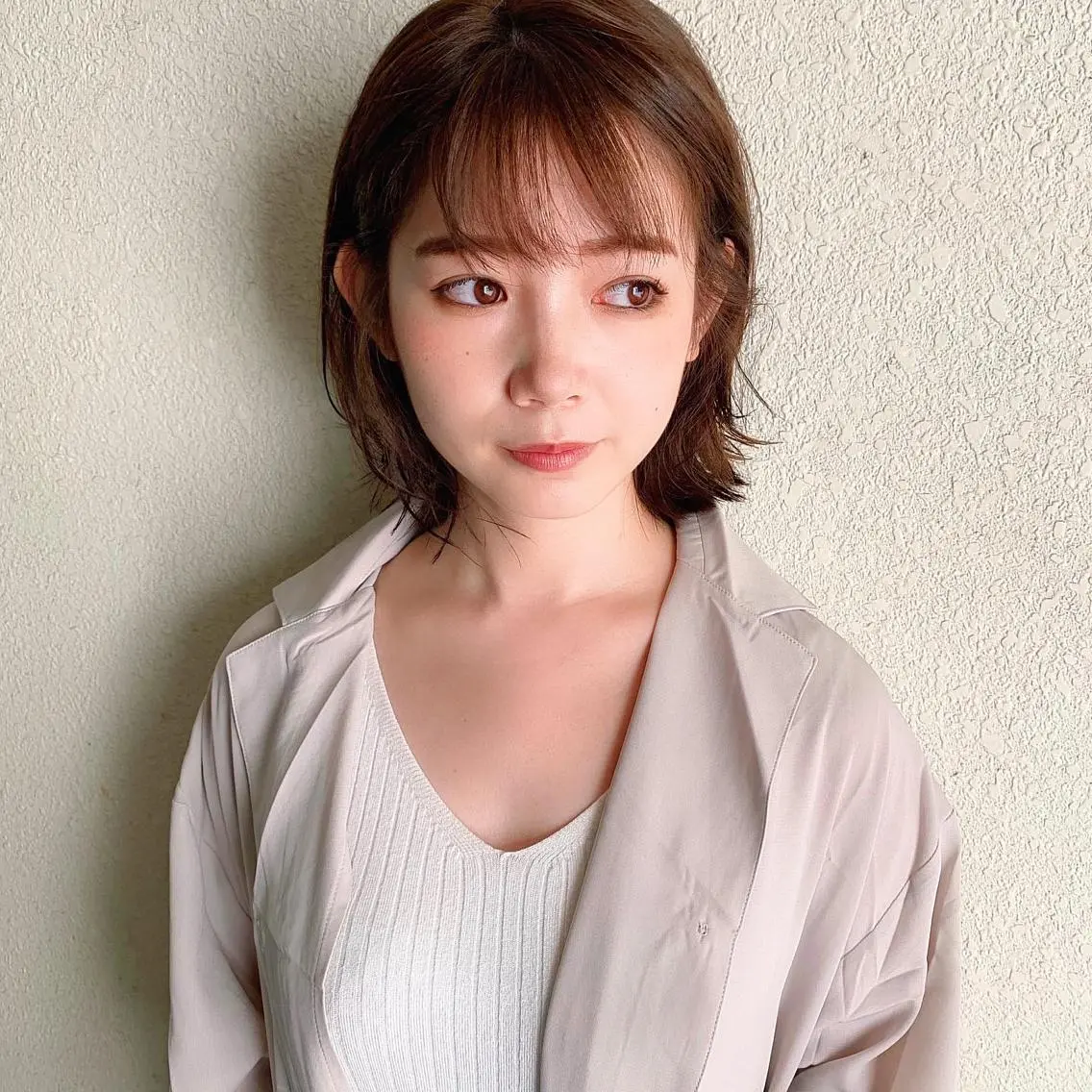 ミディアム カラー 中川 竜誠のヘアスタイル