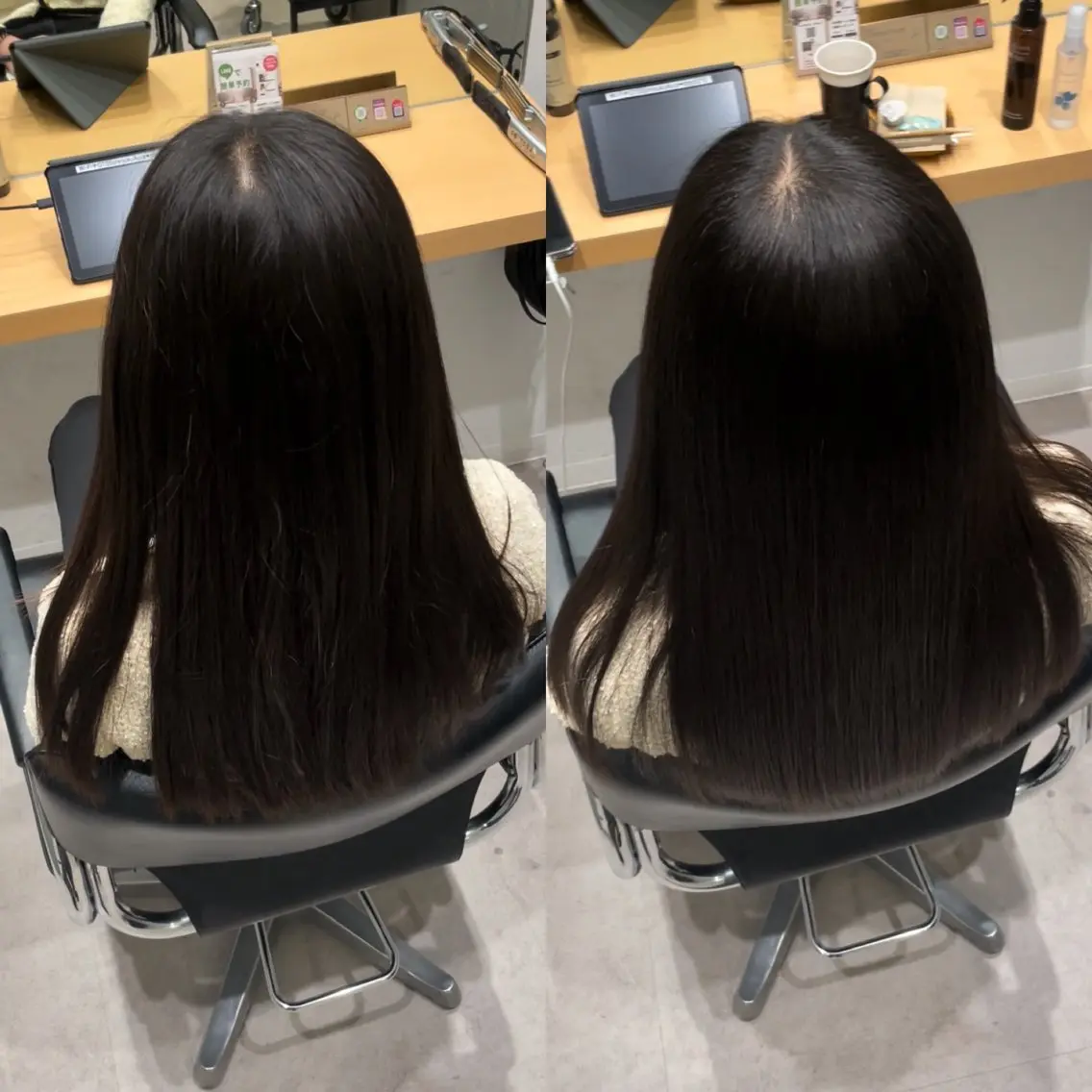 セミロング 髪質改善 トリートメント 髪質改善ヘアケア 艶髪特化/上田のヘアスタイル