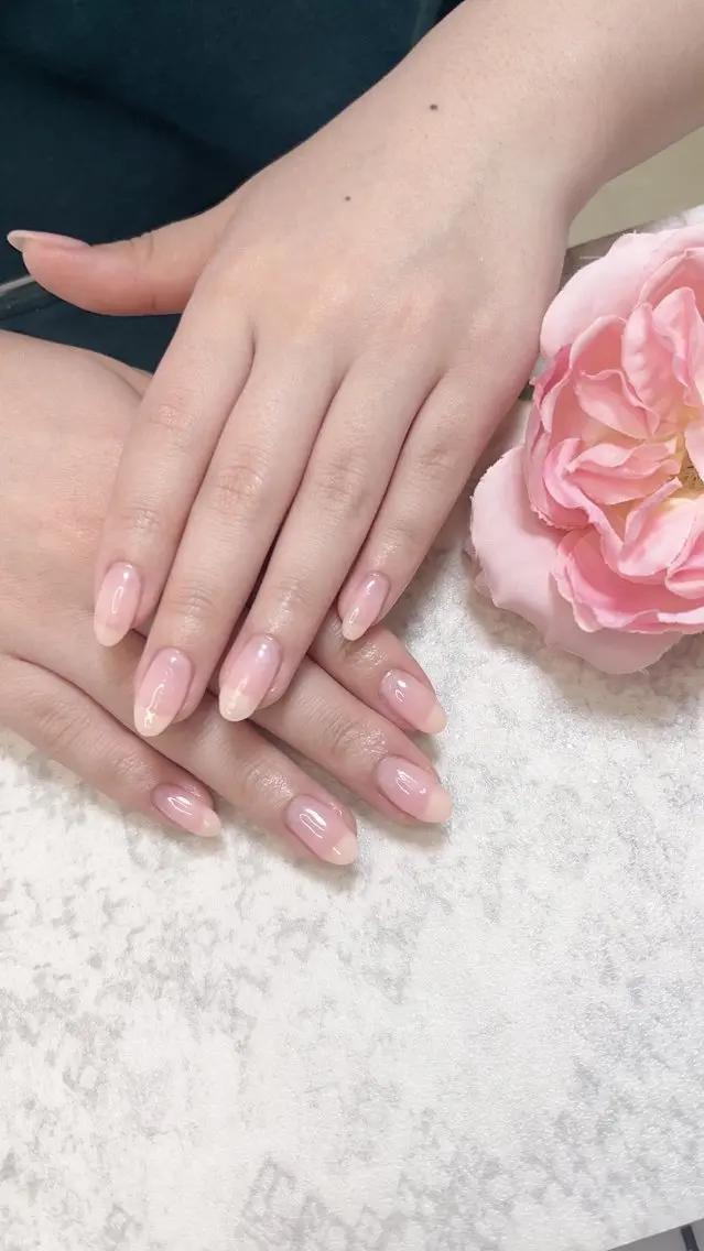 ネイル ワンカラーネイル ピンク Will nail salonのネイルデザイン