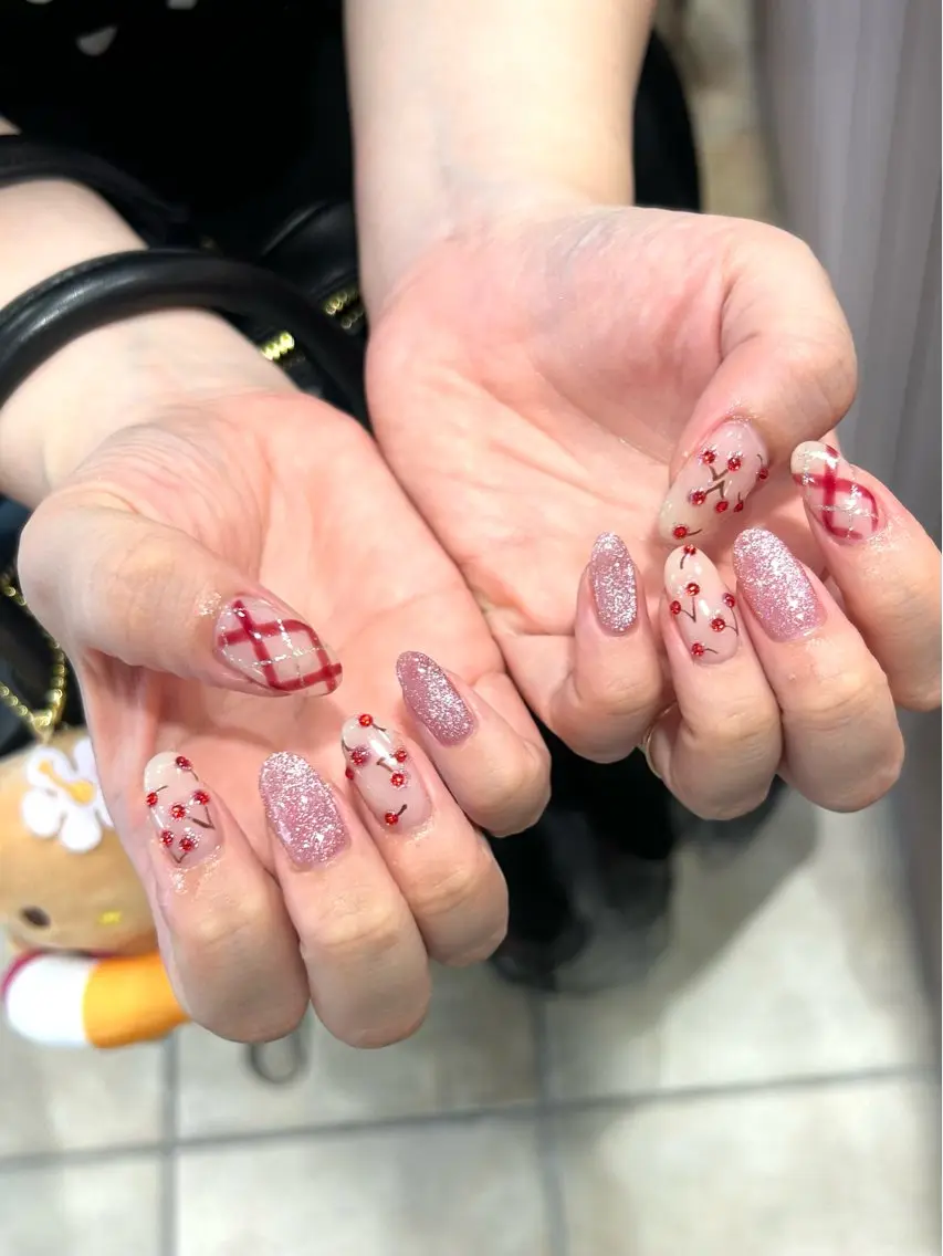 🪐オフなしスカルプ10本持ち込みアート(ジェルのみ)の写真