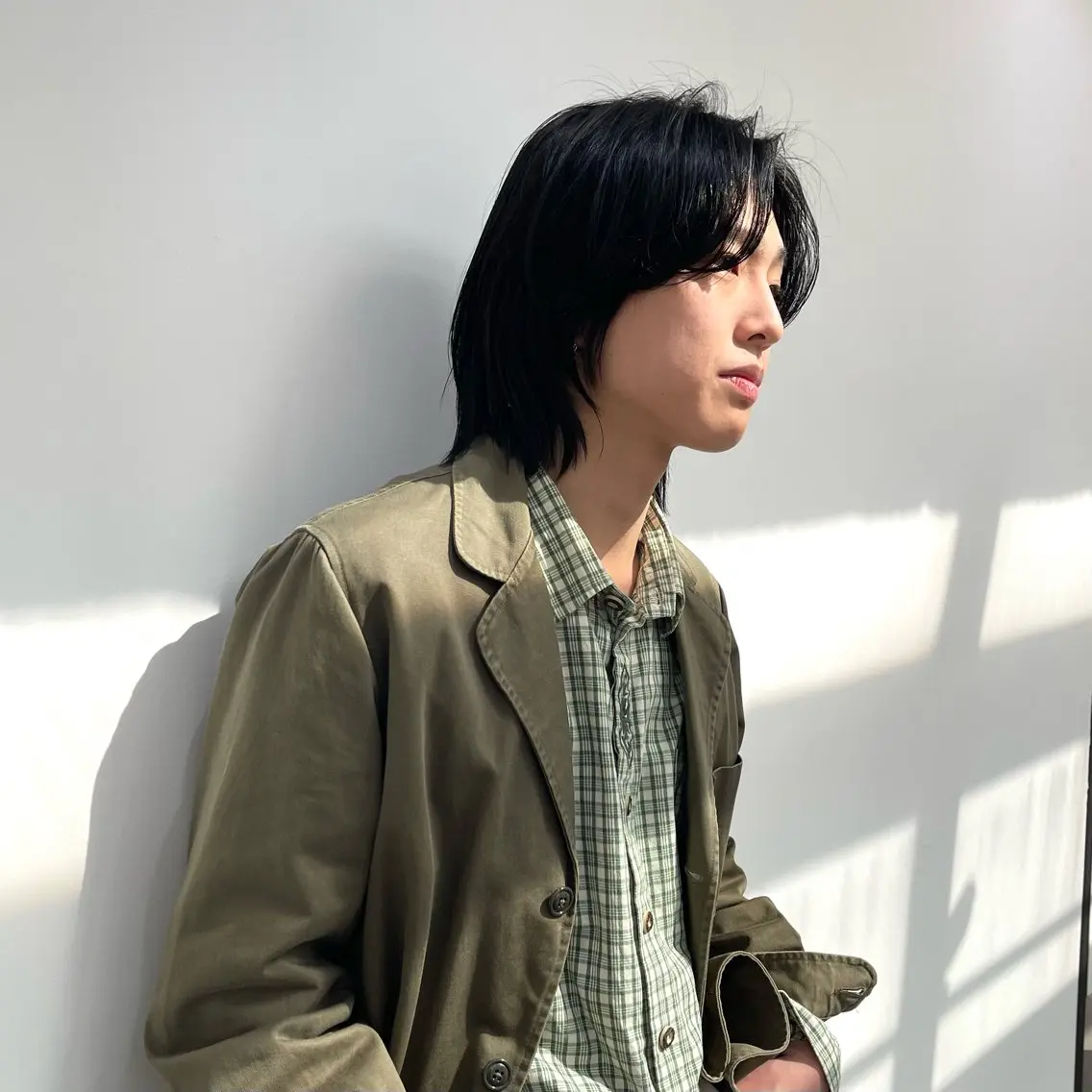 ミディアム メンズ 久保田大賀 /札幌美容師のヘアスタイル
