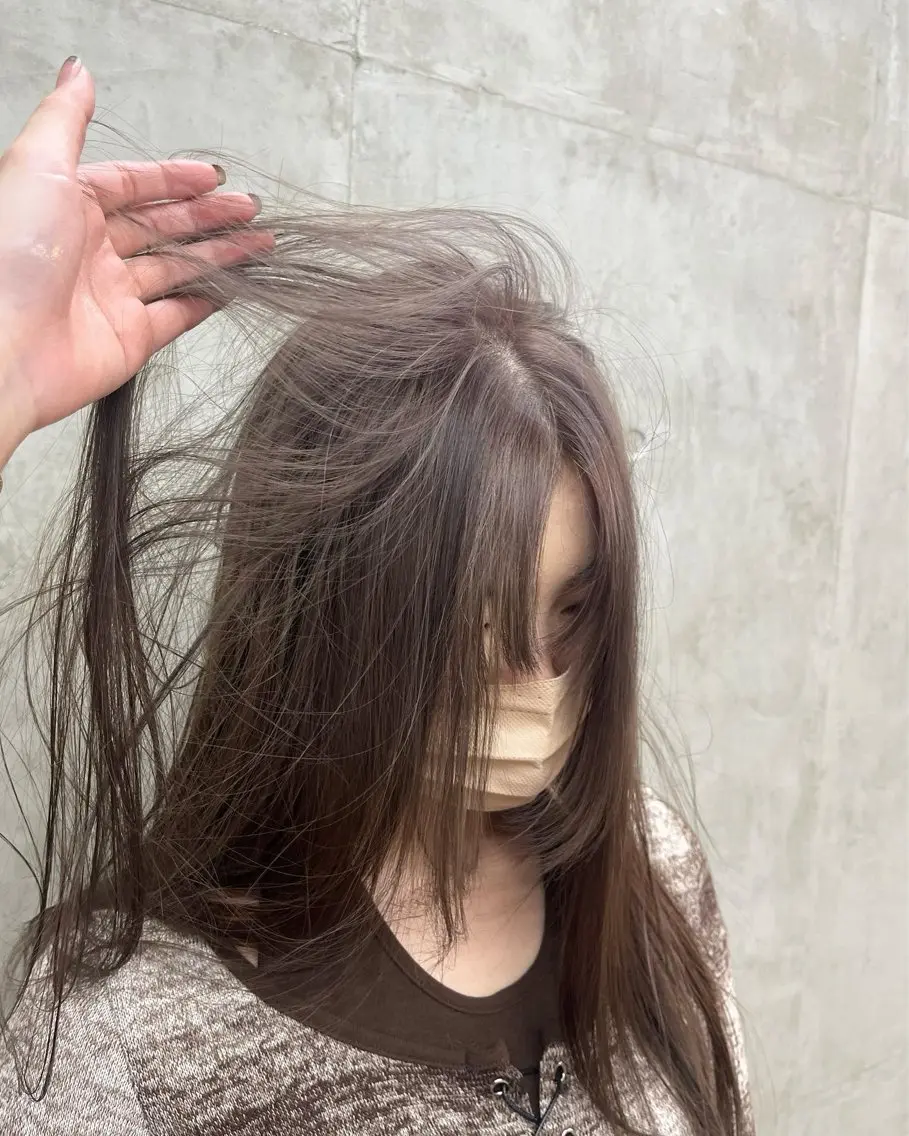 ロング ヘアカラー 🤎𝐌𝐚𝐨⌇ お悩み解決美容師🤎のヘアスタイル