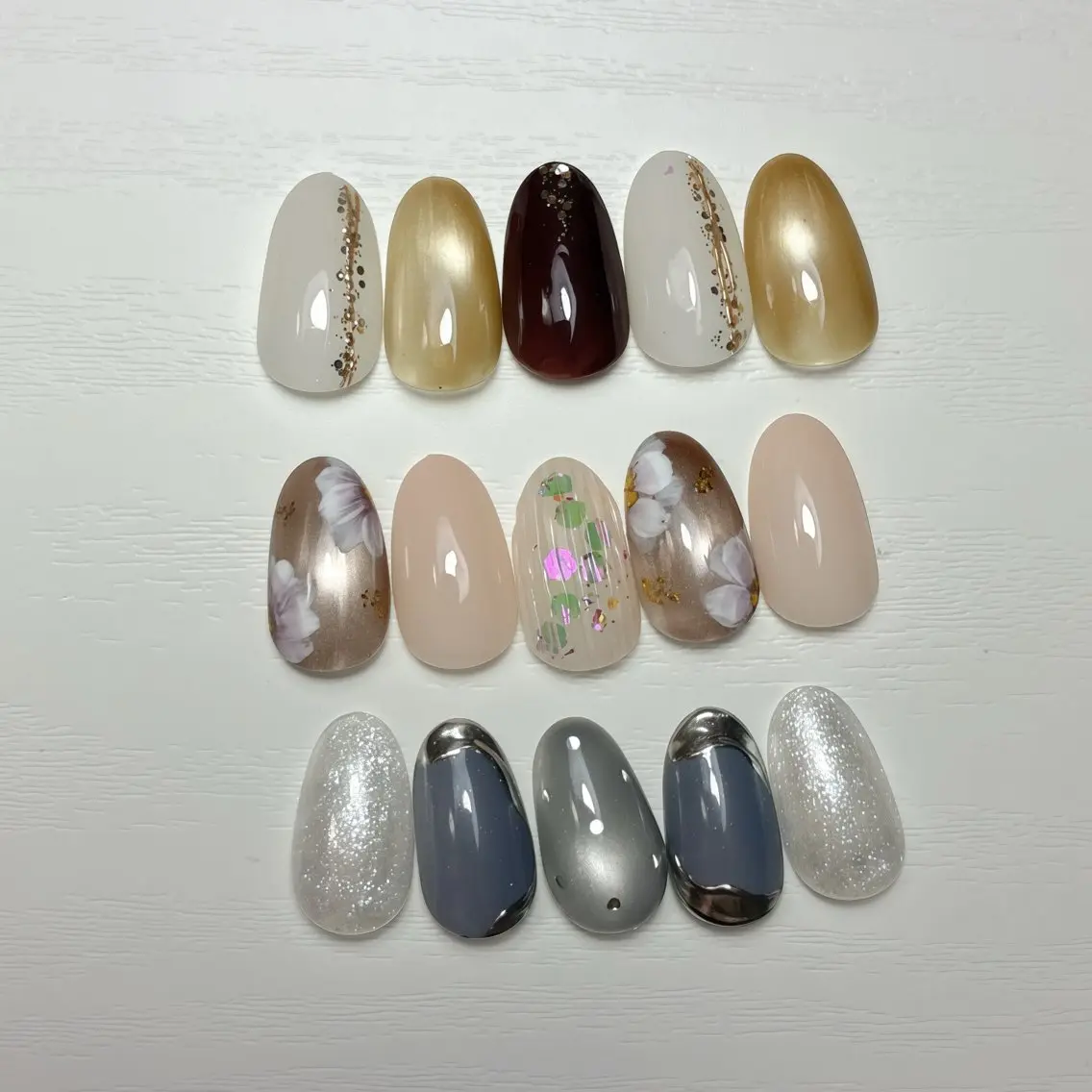 ネイル フットネイル 氷ネイル・うるうるネイル マグネットネイル ニュアンスネイル シンプルネイル ハンドネイル nail salon anoneのネイルデザイン