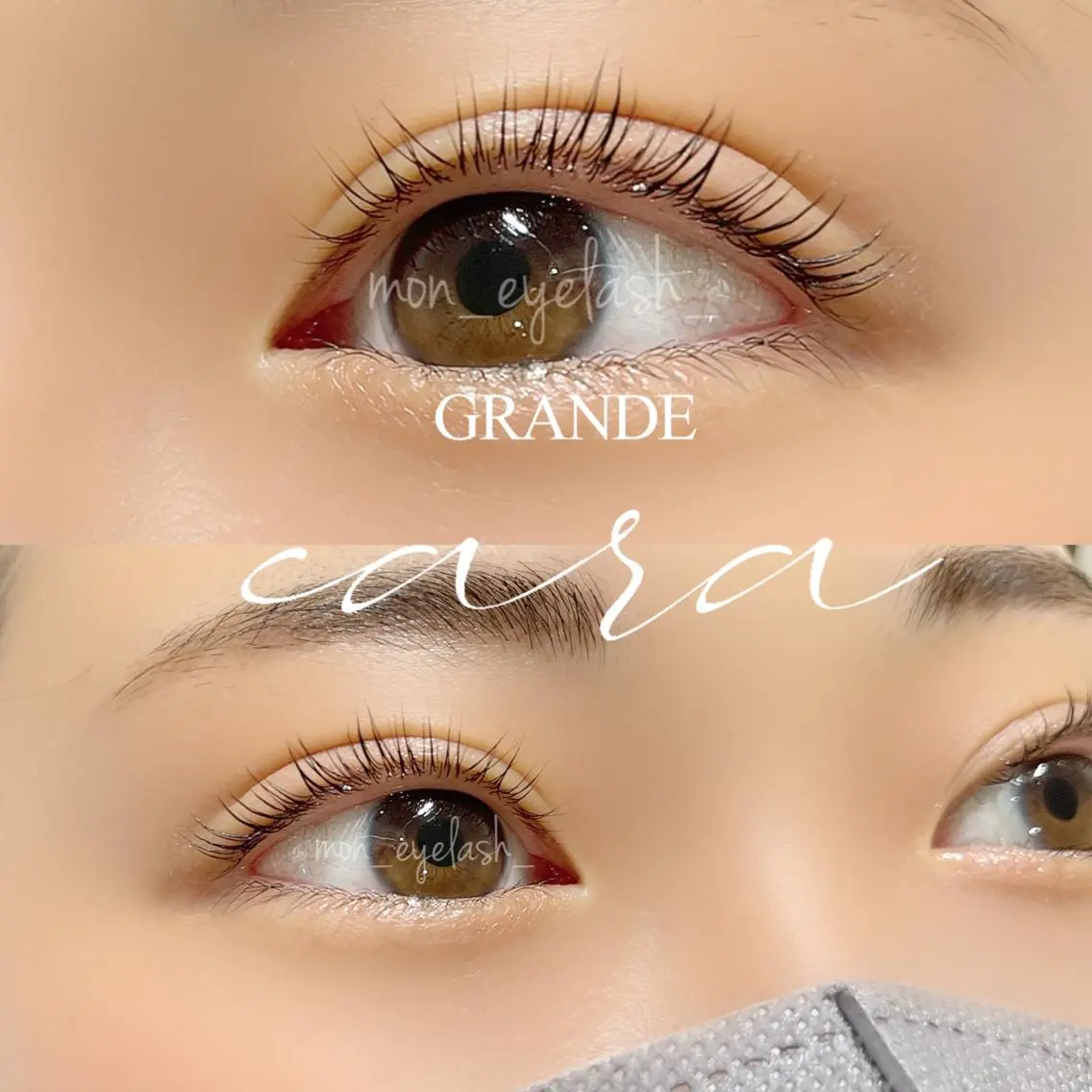 マツエク・マツパ アイブロウ パリジェンヌラッシュリフト マツパ GRANDEcara 栄 Miki🍀のマツエク・マツパデザイン