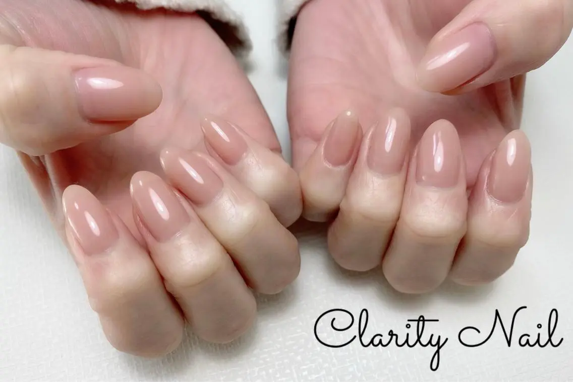 ネイル ワンカラーネイル ハンドネイル Clarity Nailのネイルデザイン