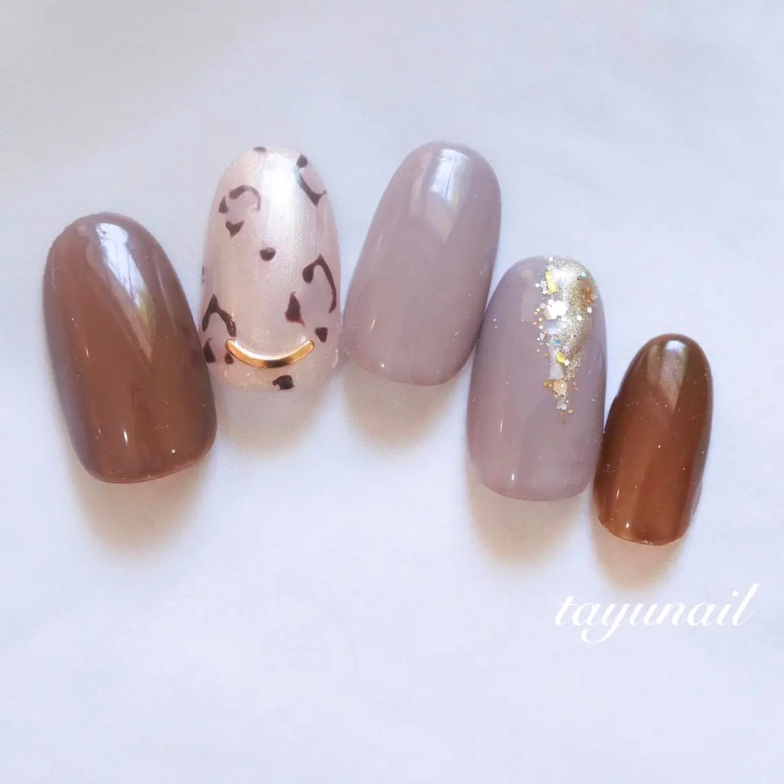 ネイル アートネイル ジェルネイル パラジェル ハンドネイル ネイルサロン 【たゆnail】のネイルデザイン
