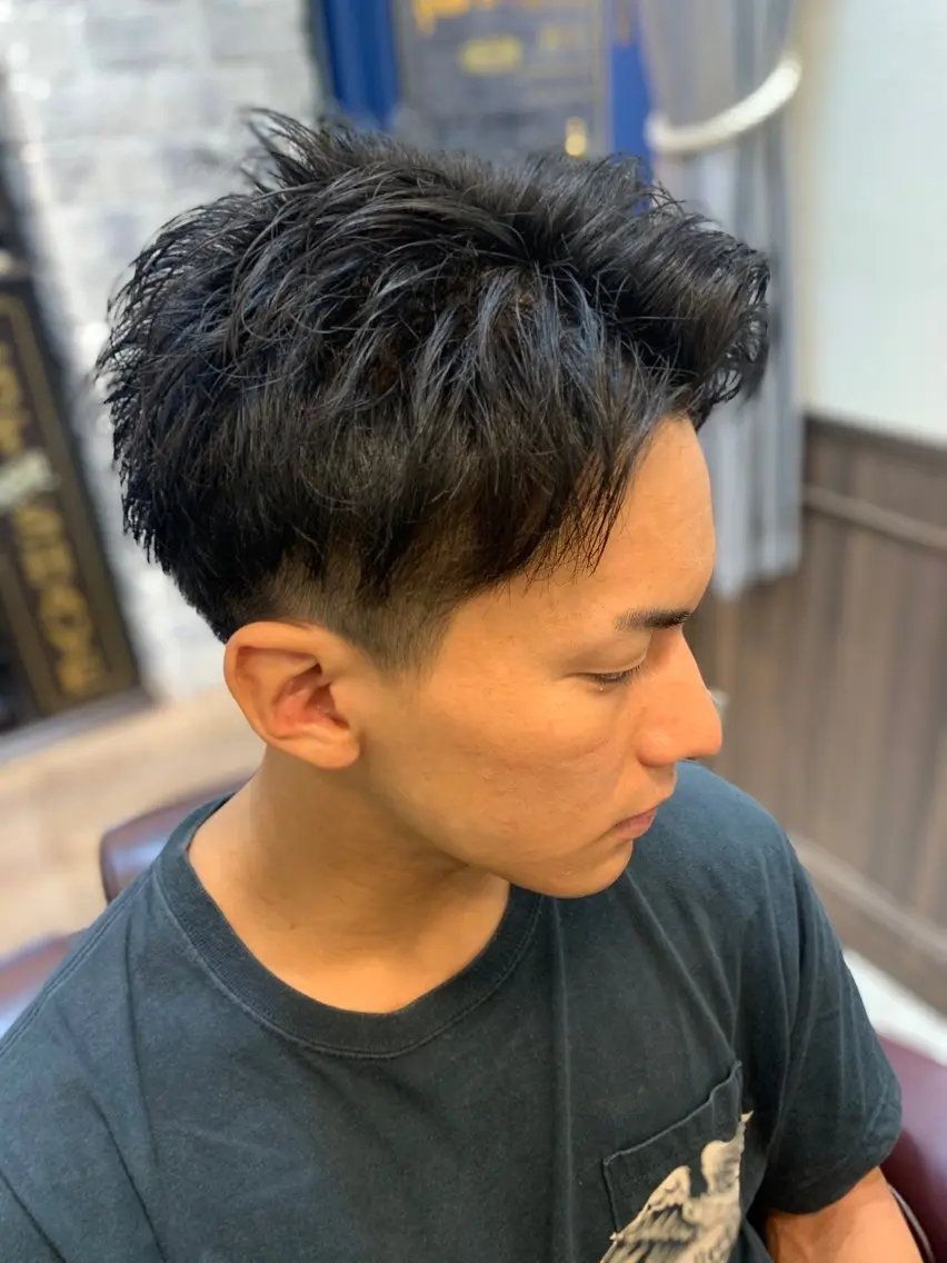 メンズ men's特化 理美容師いさかのヘアスタイル